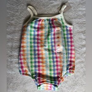 Garanimals Multicolor Plaid Bodysuit